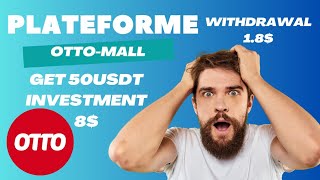 موقع استثمار 🤑 🔥 عند التسجيل 8 18 اثبات سحب ottomall 50 usdt free [upl. by Sined10]