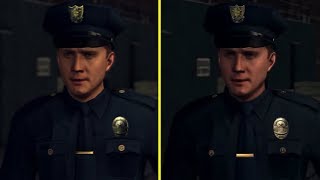 L A Noire PS3 vs PS4 Pro Graphics Comparison [upl. by Harlie]