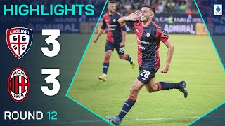 CAGLIARIMILAN 33  HIGHLIGHTS  Sixgoal thriller in Sardinia  Serie A 202425 [upl. by Ert]