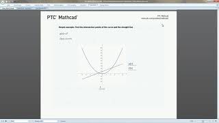 PTC Mathcad  Solve blocks [upl. by Cairistiona121]