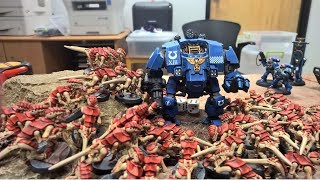 Tyranids vs Primaris Ultramarines 1250 Slow Grow [upl. by Samuele]