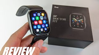 REVIEW YHE BP Doctor Fit  Blood Pressure Monitor Smartwatch  New Features Explored Gen 3 [upl. by Bucky]