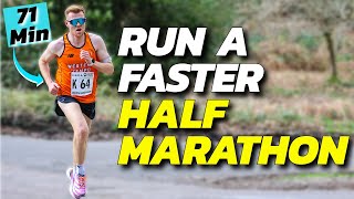 RUN A FASTER HALF MARATHON  5 ULTIMATE Tips [upl. by Ulita]