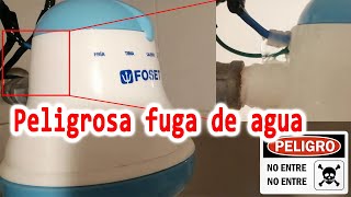 Regadera eléctrica con peligr0sa fuga de agua reparación [upl. by Manoop]