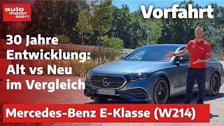 MercedesBenz EKlasse 30 Jahre Entwicklung das ist passiert – Fahrbericht  auto motor und sport [upl. by Orestes836]