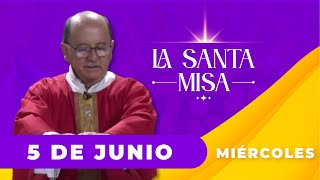 MISA DE HOY Miércoles 5 De Junio De 2024 Padre Hernán Pinilla  Misa Diaria Cosmovision [upl. by Aihceyt]