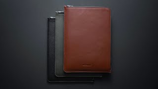 WOOLNUT  Leather Folio for MacBook [upl. by Nairadas]