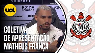 COLETIVA DE APRESENTAÇÃO MATHEUZINHO NO CORINTHIANS [upl. by Ylsel]