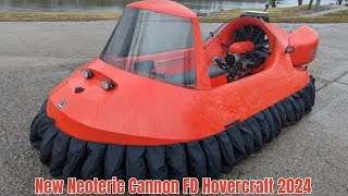 Hovercraft with Braking and Reversing Capability  New Neoteric Cannon FD Hovercraft 2024 [upl. by Viglione]