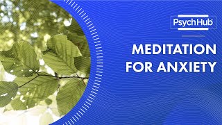 Meditation for Anxiety [upl. by Suoirred]