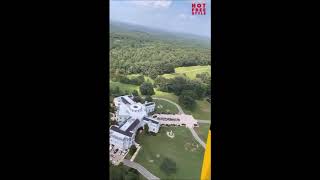 Rick Ross Shows Aerial Footage Of 54000 Sq Ft Georgia Estate [upl. by Neelac]