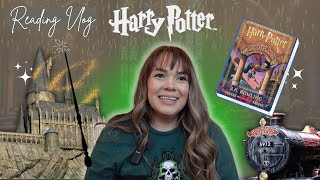 Reading Harry Potter 📚✨🪄 A Reading Vlog 🎥 [upl. by Hcelemile]