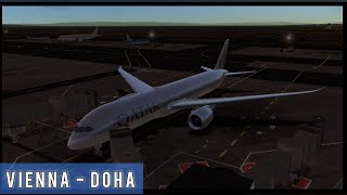 Vienna LOWW – Doha OTHH  Boeing 787900  Full Flight without comments Rfs Flight Simulator [upl. by Newel]