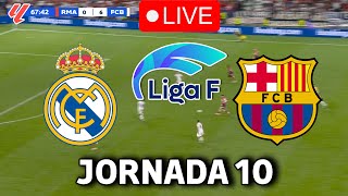 🔴EN VIVO  🔥REAL MADRID FC BARCELONA EN VIVO LIGA FEMENINA 2425 JORNADA 10 BARÇA HOY [upl. by Mcconnell]