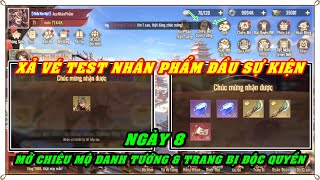 3Q Triệu Hoán Sư NGÀY 8 TEST NHÂN PHẨM SỰ KIỆN CHIÊU MỘ DANH TƯỚNG amp BẢO KHỐ VŨ KHÍVK ĐỘC QUYỀN [upl. by Ynnaj325]