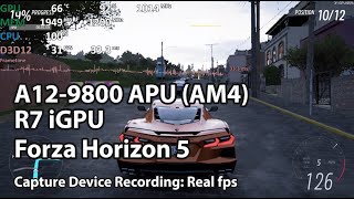 AMD A129800 AM4 APU Gaming in 2024  Forza Horizon 5 [upl. by Aida]