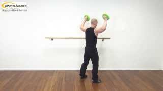 Schultertraining Übungen  Kurzhantel Tube  Body Band  Kettlebell  Langhantel [upl. by Gleda]