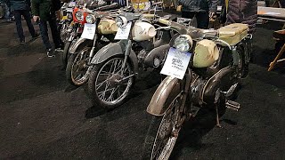 Oldtimerbeurs motoren bromfietsen in Rosmalen  Classic moped and motorcycle fair 2019 January [upl. by Howell489]