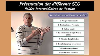 Présentation des différents SIG Soldes Intermédiaires de Gestion [upl. by Rezeile]