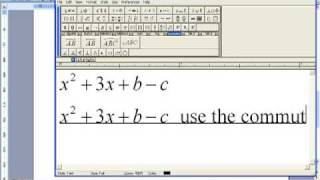 MathType Tutorial Formatting Equations [upl. by Annavaig]