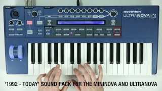 Free Synth Sound Pack Iconic Synth Sounds for Novation UltraNova and MiniNova [upl. by Modnarb]