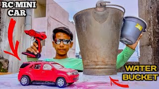 RC Mini Car Maha Extreme Water Test Lets See  Toy Unbox Wala Ali [upl. by Eelrehpotsirhc]