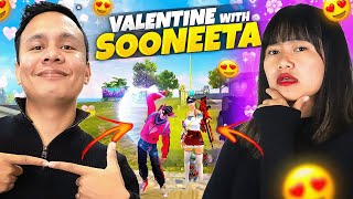 New Valentine’s Love Emote with Sooneeta 🤪 Tonde Gamer  Free Fire Max [upl. by Siubhan]