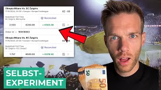 1 Monat Sportwetten mit 500 € Startkapital  Selbstexperiment [upl. by Berne]