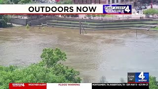 Flooding on Cumberland River [upl. by Sire880]