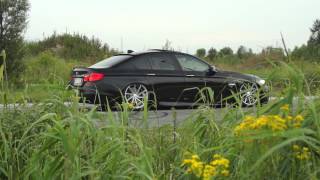 Bmw F10 Vossen CVT Accuair [upl. by Yerkovich40]