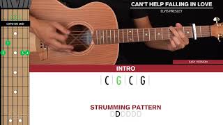 Cant Help Falling In Love Guitar Cover Elvis Presley 🎸Tabs  Chords [upl. by Eterg806]