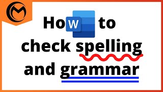 How to check spelling and grammar in Microsoft Word [upl. by Crelin]