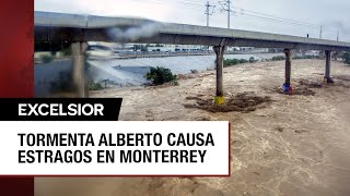 Muertos crecida de ríos e inundaciones en Nuevo León por tormenta Alberto [upl. by Ettelohcin118]