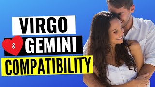 Virgo amp Gemini Love Compatibility  Gemini Virgo Relationship💞 [upl. by Lecia326]