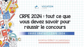 CRPE 2024 ～ TOUT CE QUE VOUS DEVEZ SAVOIR POUR RÉUSSIR LE CONCOURS [upl. by Ebeohp]