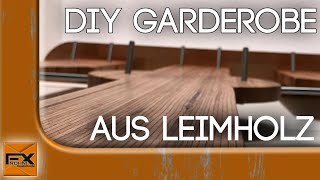 DIY Garderobe aus Leimholz [upl. by Eemaj]