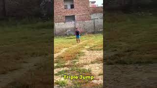 Triple jump 129mTasawar Abbas ♥️Athletics point [upl. by Cahan502]