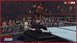 WWE 2K24  quotCasket Matchquot  The Undertaker vs Giant Gonzales [upl. by Naget]