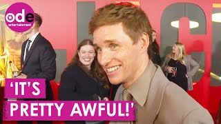 Eddie Redmayne Shows Off His German Language Skills [upl. by Nolahs790]