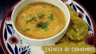 LA MEJOR CAZUELA DE CAMARONES  FÁCIL Y DELICIOSA  RECETA COLOMBIANA [upl. by Sperling77]