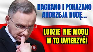 Kamery pokazały Andrzeja Prezydenta Dudę Wielu Polaków patrzyło z niedowierzaniem [upl. by Keever]