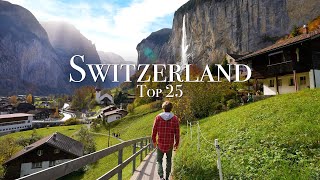 Top 25 Places To Visit in Switzerland  Travel Guide [upl. by Rie707]