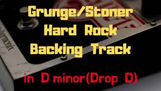 GrungeStonerHard Rock Backing Track in DminorDrop D [upl. by Sherburne]