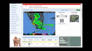 WeatherBug Map Storm Glitch [upl. by Idham]