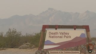 Death Valley National Park visitors undeterred by 130degree heat forecast [upl. by Tloc]