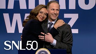 Harris and Trump Rallies Cold Open  SNL [upl. by Asertal]