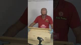 ASSEMBLARE Cassetto legno alexprema woodworking legno [upl. by Laehplar]