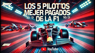 Estos son Los 20 Pilotos Mejores Pagados de la Fórmula 1 en 2024 f1 checoperez redbull [upl. by Nauwaj]