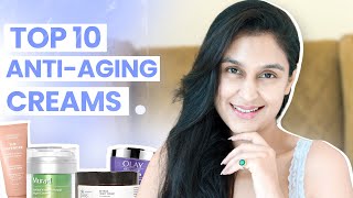 Top 10 AntiAgeing Night Creams Retinol Creams to Reduce Wrinkles  Chetali Chadha [upl. by Ayekim]