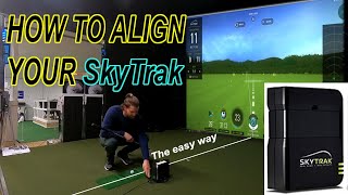 HOW to ALIGN your Skytrak Golfsimulator the easy way with 3amp1 Golf [upl. by Bernj]